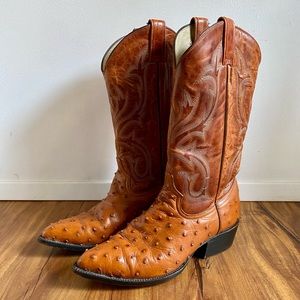 Durango Full Quill Ostrich Cowboy Boots